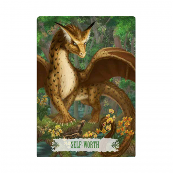 Dragon Wisdom Oracle kortų ir knygos rinkinys Earth Dancer